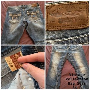 Big star jeans lighter shade